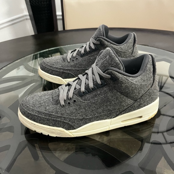 Nike Air Jordan 3 Retro Wool Sneakers Sz 13 - Picture 1 of 5